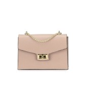 Geanta dama de umar din piele naturala DiAmanti Audrey Roz Nude Geanta dama de umar din piele naturala DiAmanti Audrey Roz Nude